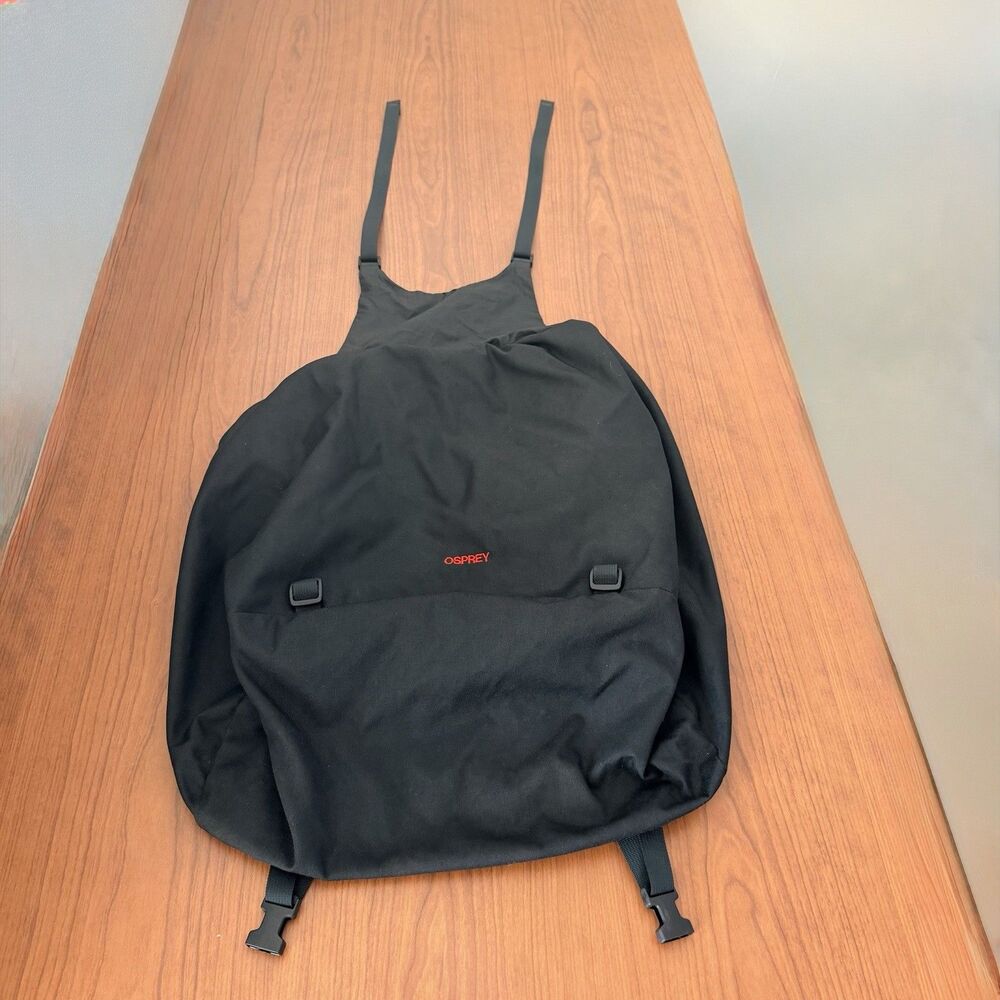 Osprey Black Drawstring Stuff Sack Utility Gear Storage Bag Large Gorpcore